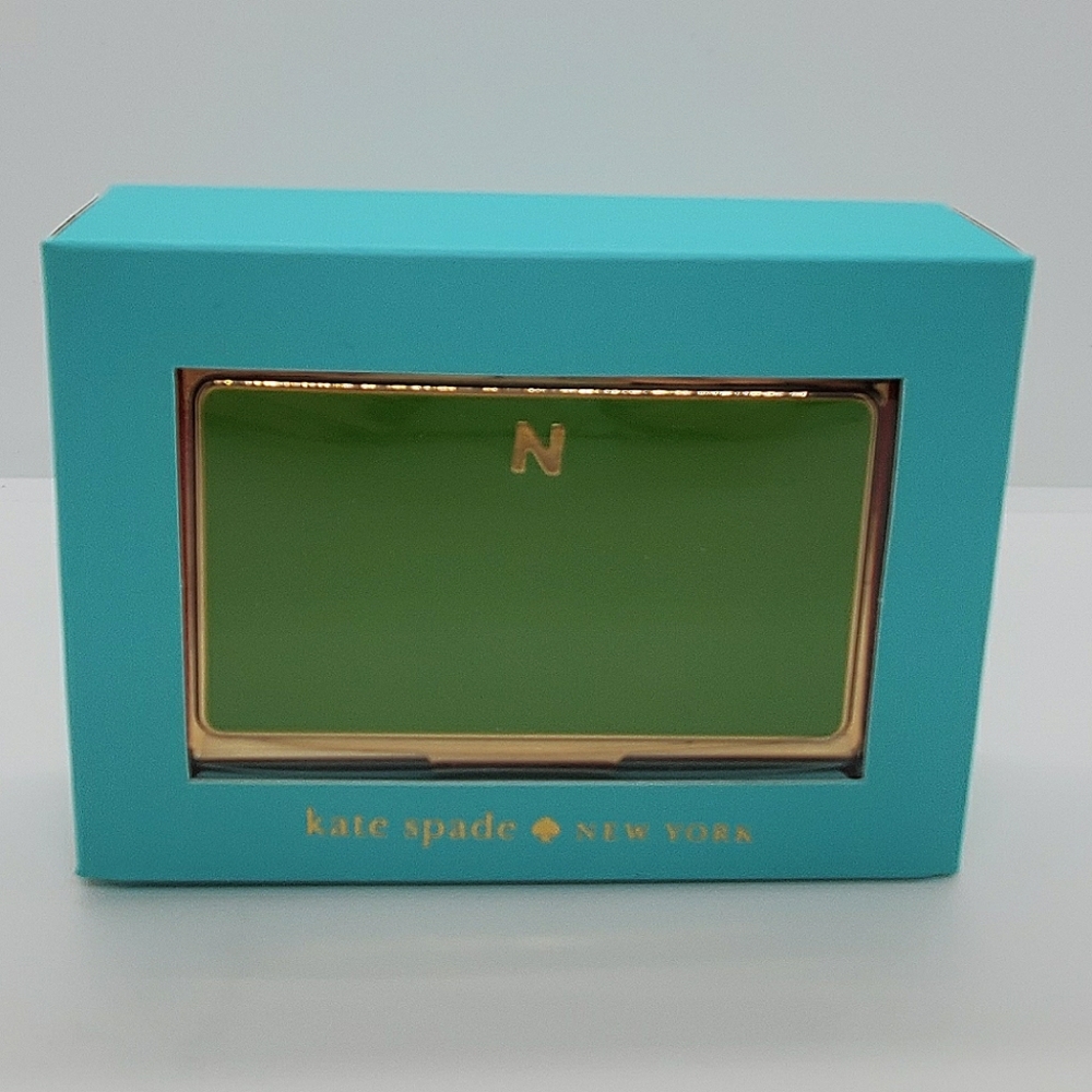 Kate Spade "N" initial card case